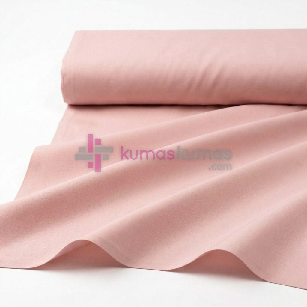 Duz Poplin 444 Toz Pembe